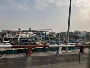 Dhaka Elevated Expressway Jan 15 Under construction.jpg