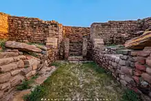 North Gate of Dholavira, an Indus valley civilisation archeological site built around the 3rd Millennium B.C in modern day Gujarat.