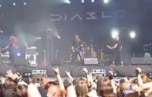 Diablo at Tuska in 2006