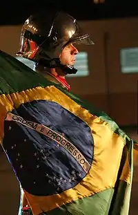 Standard-bearer of Firefighters Corps of Paraná State, Brazil