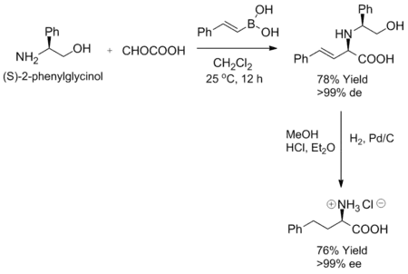 stereoselective alpha amino acids