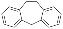 Skeletal formula of dibenzocycloheptene