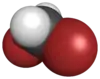 Spacefill model for dibromomethane