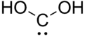 Structural formula of dihydroxymethylidene