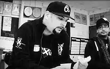 Dirt E. Dutch on set of video shoot (2010)