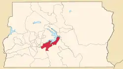 Location in the Federal District