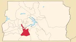 Location in the Federal District