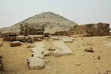 Photograph of Djedkare's pyramid