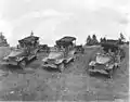 Dodge WC-4 prime movers with 37mm gun.