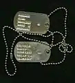 USMC ID tag, modern, designation: BAPTIST