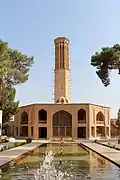 The windcatcher of Dowlatabad Garden in Yazd, Iran — one of the tallest existing windcatchers