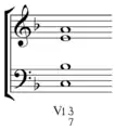 Dominant thirteenth: four-voice version. "This disposition is typical." Play (help·info)