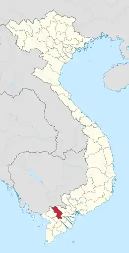 Location in Vietnam
