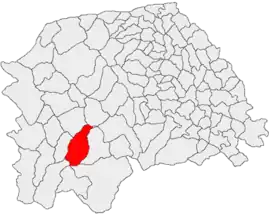 Location in Suceava County