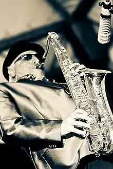 Doug Lawrence at the Isola (Italy) Jazz Festival 2013 Photo by Maurizio Rossi