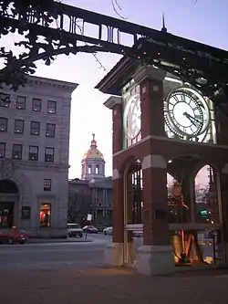 The New Hampshire State House as seen from Eagle Square