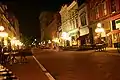 Downtown Frankfort at night