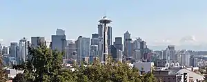 Downtown Seattle skyline as seen from Kerry Park in October 2019