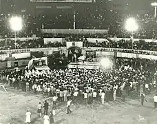 Crusade held in Caracas, Venezuela in El Nuevo Circo Stadium.