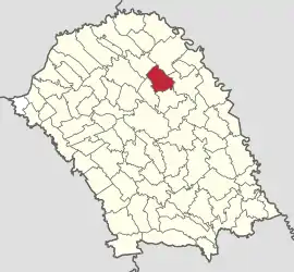 Location in Botoșani County