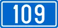 D109 state road shield