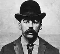 H. H. Holmes's mugshot (1895)
