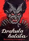 Cover of  Lajos Pánczél's novel Drakula halála.