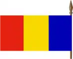 1:2 The reverse of the Flag of Moldova (until 2010)