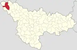 Location in Timiș County