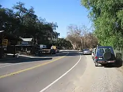 Cafe and post office on Highway 94 in Dulzura