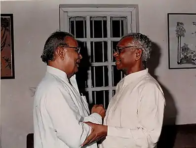 Dumar Lal Baitha with then Vice President of India, K. R. Narayanan