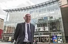 Duncan Hendry in front of the Festival Theatre, Edinburgh 2015