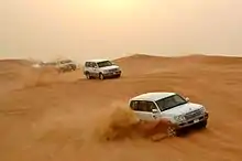 Dune bashing in Dubai