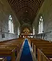 The cathedral's interior seen from the altar