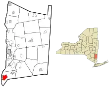 Location of Beacon, New York