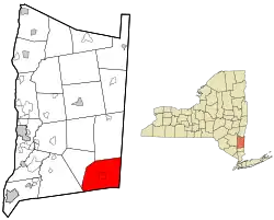 Location of Pawling, New York