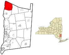 Location of Red Hook, New York