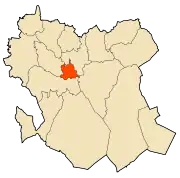 Location of Saïda in the Saïda Province