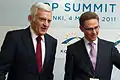 Jerzy Buzek with Jyrki Katainen