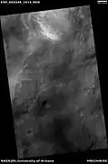 Circular layers, as seen by HiRISE under HiWish program