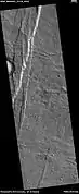 Channel that went across trough, as seen by HiRISE under HiWish program
