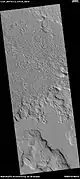 Wide view of polygon ridges, as seen by HiRISE under HiWish program