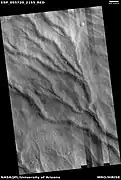 Channel network, as seen by HiRISE under HiWish program