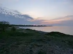 The shoreline on the northeastern side of Paljassaare.