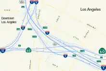 Map of East LA Interchange