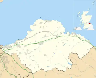 Muirfield is located in East Lothian