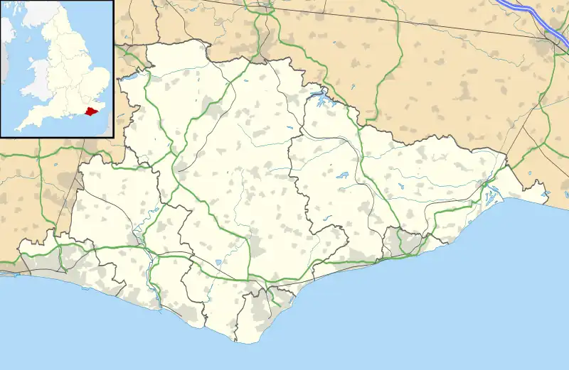 Hellingly is located in East Sussex