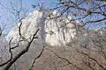 East face of Seoninbong Peak, Dobongsan taken from the trail leading to Manworam Temple.