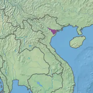 Ecoregion territory (in purple)