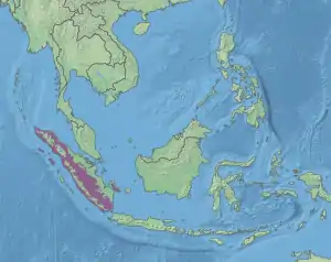 Ecoregion territory (in purple)